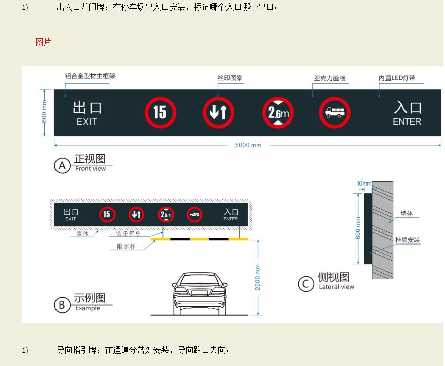 警告標志牌系列