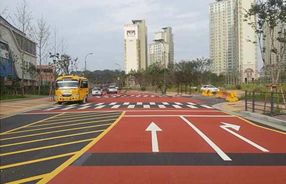 彩色防滑路面